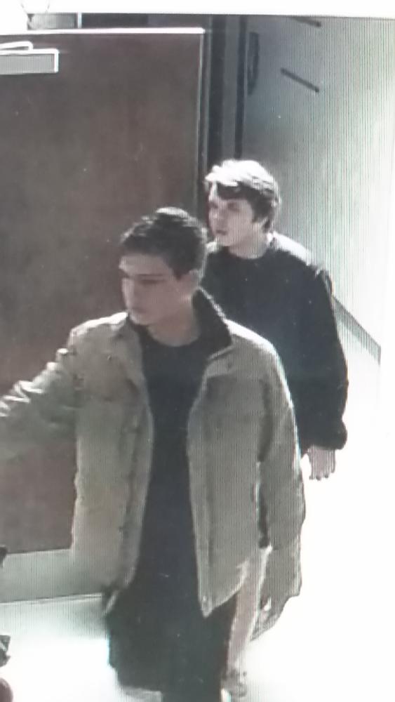 Security footage of two of the suspects.